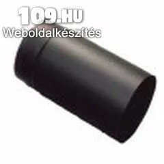 Füstcső fekete vastagfalú (1,6mm)  120/250mm